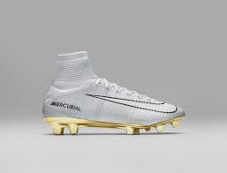 Soccerkp Cr7 New Shoes Gold White