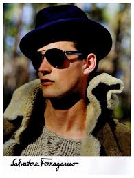 Photographed by Bruce Weber, Guy Robinson dons eyewear for the latest campaign from Salvatore Ferragamo. - guysf