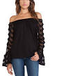 Ladies off the shoulder top