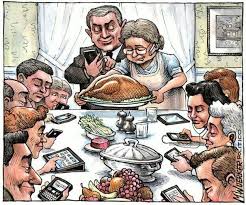 Image result for A family is at the dinner table