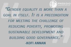 Gender #equality is more than a goal in itself. It is a ... via Relatably.com