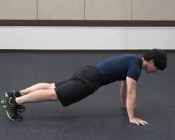腕立て伏せの画像