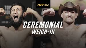 LIVE! UFC 328 weigh-in video: Chimaev vs. Strickland