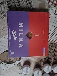 Milka I milka  Կաթնային շոկոլադից պատրաստված կոնֆետներ՝ կաթնային միջուկով