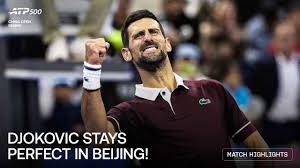 Djokovic preserves his Beijing perfection! Serbian downs in-form Zverev for SF spot