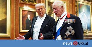 Ein König im Weißen Haus: Charles auf heikler Mission bei Trump