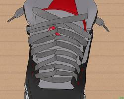 Image of Jordan 3 with loop lacing