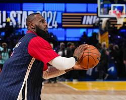 Hình ảnh về LeBron James playing in a big game