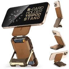 Magnetic Tripod Phone Stand Credit Card Holder for iPhone 16/15/14/13/12 SUPCASE Adjustable Phone Stand Compatible with MagSafe - AliExpress