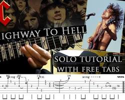 Imagem de Highway to Hell solo tab