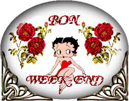 Résultat de recherche d'images pour "gifs bon weekend bisous"