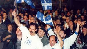 'Stolen' 1995 referendum still a sore spot for Quebec sovereigntists - young and old - Yahoo News Canada