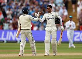 India declare on 427-6 to set England 608 to win Edgbaston test