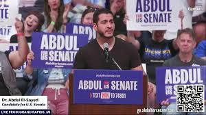 Michigan Senate hopeful declares himself 'dangerous' to ICE, and health insurers, party leaders