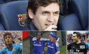 Vilanova, arriba; abajo, Neymar, Drogba, Torres y Van Persie, los deseados - Montaje-Vilanova-Fichajes-2012