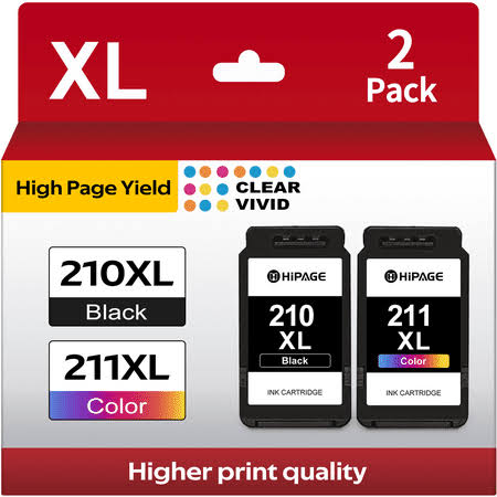 210xl 211xl Combo Pack for Canon Ink 210 and 211 for Canon Ink 210xl and 211xl