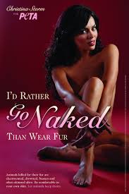 Image result for peta "rather go naked"