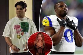 Puka Nacua flirting with Sydney Sweeney