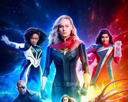 movie poster for The Marvels