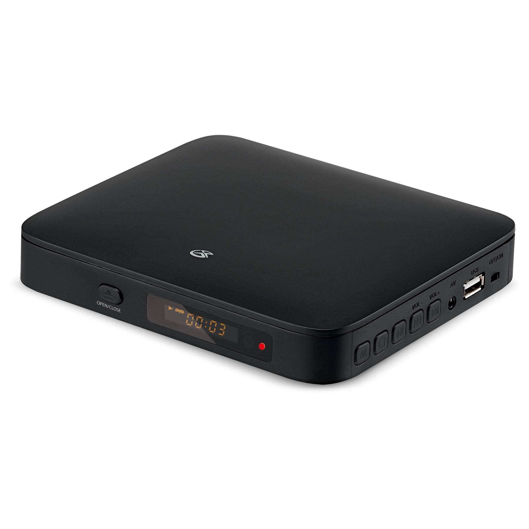 Gpx Dh122B Mini DVD/Cd Player Progressive Scan Blk