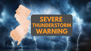 N.J. weather: Severe thunderstorm warnings issued as strong storms with gusty winds sweep in