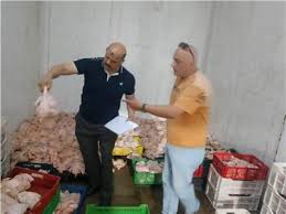 ضبط أكثر من 2 طن دواجن مجمدة غير صالحة بالإسكندرية