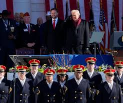 Trump discusses Biden, changes name of holiday in Veterans Day speech