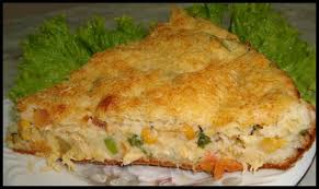 Resultado de imagem para imagem de torta de frango de liquidificador