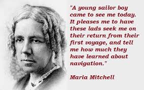 Greatest five stylish quotes by maria mitchell image English via Relatably.com