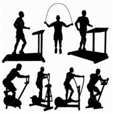 Exercising Cartoon