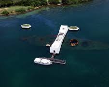 Image of USS Arizona Memorial at Pearl Harbor