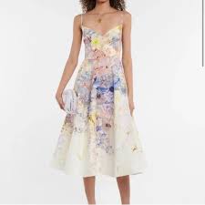 Zimmermann | Dresses | Zimmermannrhythmic Picnic Flared Midi Dress | Poshmark