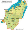 Västergötland karta