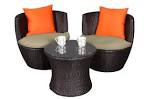 Wicker Outdoor Furniture Set eBay