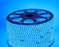 Dây đèn hắc màu xanh dương 10mm 2 hàng led (cuộn 100m)