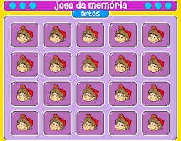 Resultado de imagem para jogos memoria artes