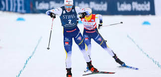 Diggins crashes in last race as Sundling wins 20K in Lake Placid