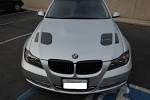 BMW Carbon Fiber Hood and Trunk Emblem Set, LogoRoundel