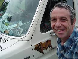 Mike Watt and his tour van, “The Boat”. Courtesy photo. 2012 is shaping up to be the year of the legendary bass player in Fayetteville. - mikewatt_lg