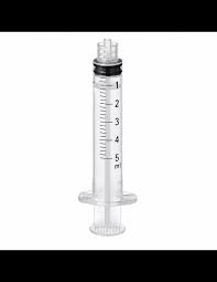 Mediware Disposable Syringes 5ml 3-Piece Luer-Lock Sterile ...