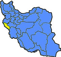 نتیجه تصویری برای نقشه استان ایلام