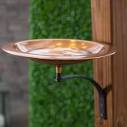 Wall mounted bird bath