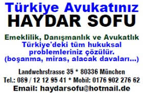 Türkiye Avukatınız - Haydar Sofu