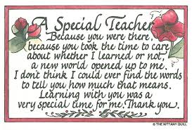 Special Quotes About Teachers. QuotesGram via Relatably.com