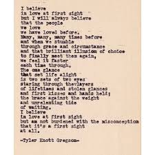I believe in love at first sight, but I will... - Ruby Fremon ... via Relatably.com