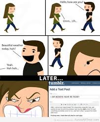 THE DIFFERENCE BETWEEN THE REAL LIFE AND TUMBLR | Funny All The Time via Relatably.com