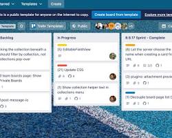 Trello project management software