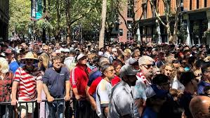 Thousands pack Seattle waterfront, Pioneer Square before USA-Belgium World Cup match