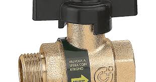 BALLSTOP, Ball valve with built-in check valve, male ...