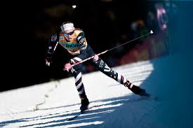 Jessie Diggins in action